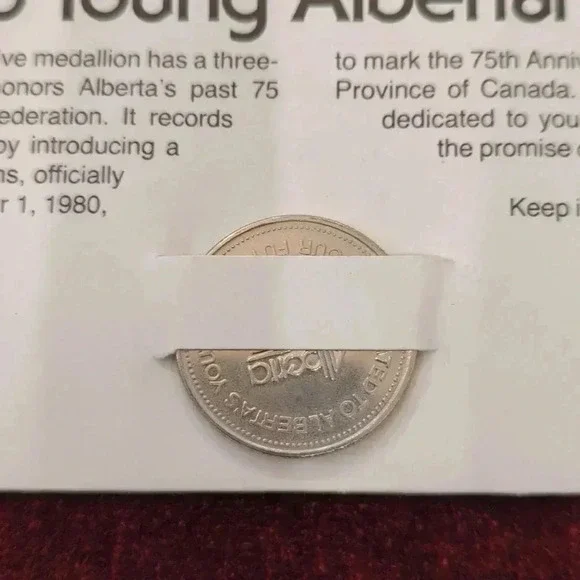 Alberta 75 year Medallion - Picture 6 of 6